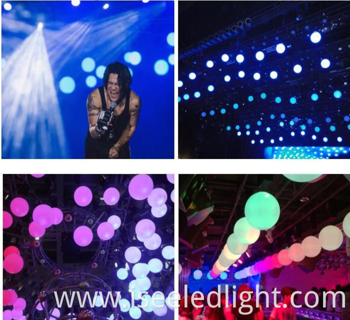 30cm rgb dmx led ball